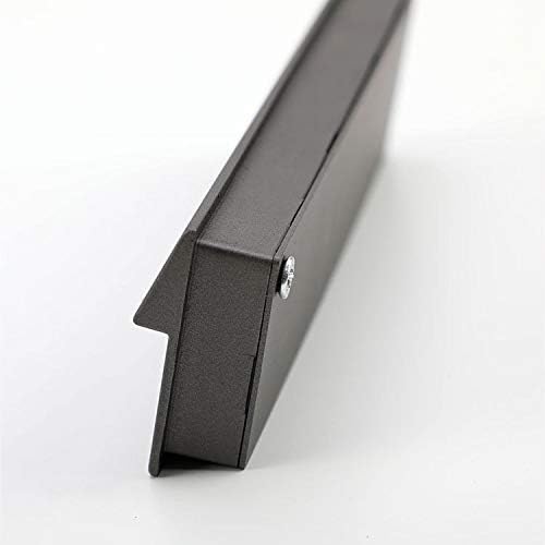 Zhyh Алуминиум скриена фиока за прикривање вдлабнато вградено рачка за влечење на кабинетот за гардероба за лизгање на вратата на вратата