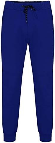 Јоуин Менс 2 парчиња долги ракави крпеница худи -тренерки, патент за џогирање на џогирање на панталони со потта со активна облека за активна