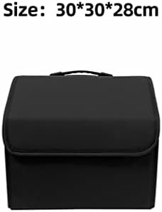 Кутија за складирање на GFDFD PU кожа мултифункционална преклопна автомобилска багажникот за складирање на багажникот на багажникот