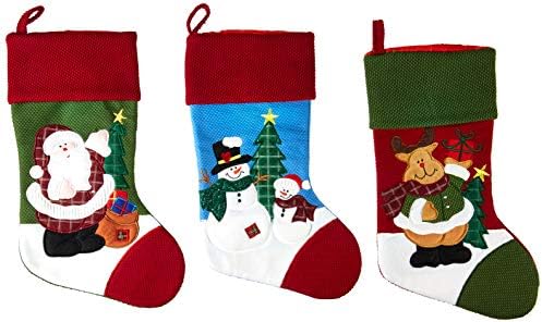 Империјал дома Божиќни чорапи, симпатична декор за одмор, држач за играчки на Дедо Мраз, Дедо Мраз, ирваси и порибување на снежни