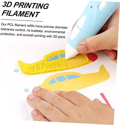 Ultechnovo 30PCS 3D 3D печатење Пен за печатење Пен за играчки свила 3Д печатачи додатоци Филаментите за филаменти 3Д печатење на