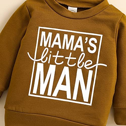 Бебе девојки мама е мојот џемпер за печатење со долги ракави со долги ракави, пулвер врвна есен зимска облека
