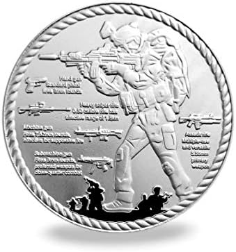 АМЕРИКАНСКАТА Морнарица Запечати Воена Монета Печат Тим Предизвик Монета