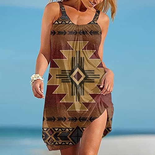 FQZWONG MIDI фустани за жени летен случајчки одмор на плажа, линија сонце фустани мода секси клуб што излегува одморалиште