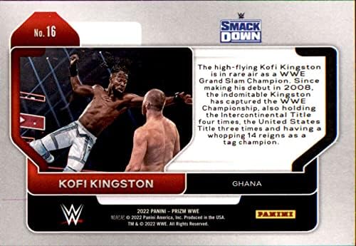 2022 PANINI PRIZM WWE 16 KOFI KINGSTON SMACKDONT CARTING CARTING