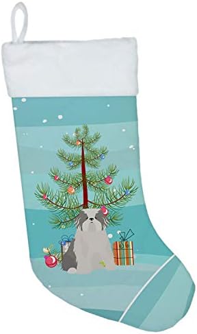 Богатства на Каролина CK3504CS Одис Одеса Домашно идеално куче Божиќно дрво Божиќно порибување, камин виси чорапи Божиќна сезона забава Декорации