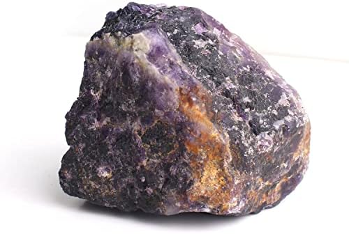 ZYM116 1PC 500-1500G Голема природна сурова сурова виолетова флуорит кварц кристална карпа Reiki камен исцелување примерок минерали колекција Декор