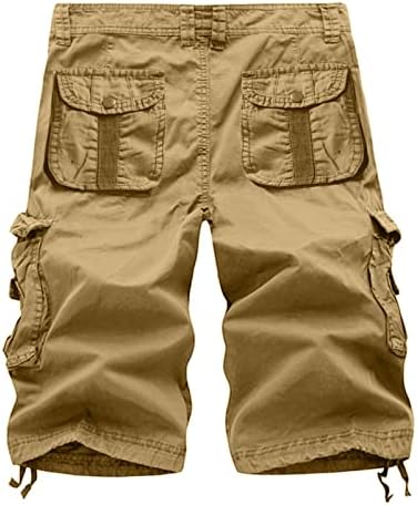 Саксиголски карго шорцеви за мажи 2023 плус големина мулти џебна работна облека со патент копче надолу лабава комбинезони обични лабави