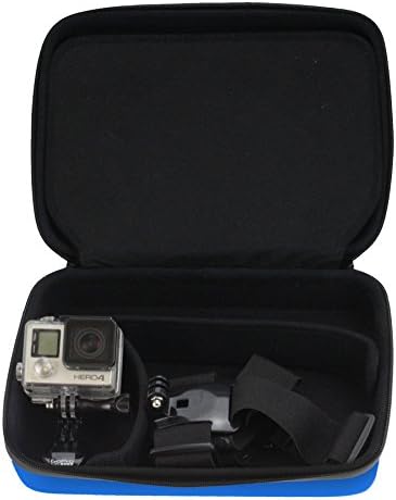 Navitech Blue Heavy Duty Rugged Hard Case/Cover компатибилен со Camera Camera Commance ACR65 ACTION ACTION