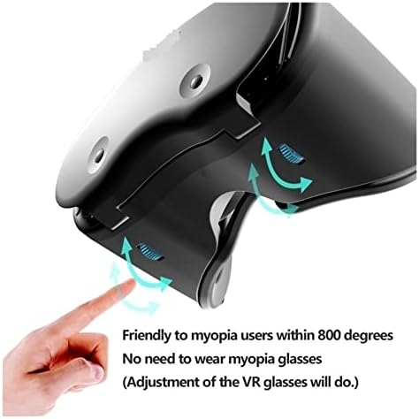 Шлемови за смарт-виртуелна реалност за 3D VR Слушалки за 5-7 инчи паметни телефони Телефон со контролори Слушалки двогледи