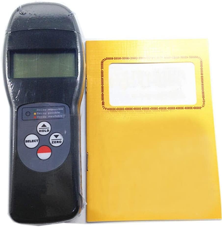 Vtsyiqi дигитален мерач на влага без пин -мерач за мерачи за мерачи за дрвени влакна тутун памучна хартија зграда почва, црна