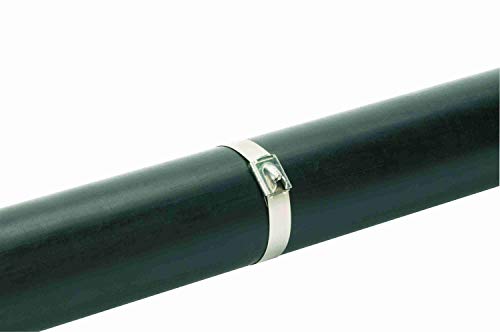 Panduit MLT6SH-LP Пан-челик за само-заклучување на кабел, општа намена, супер тежок пресек, AISI 304 не'рѓосувачки челик, 6,0 Максимален