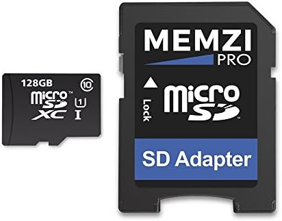 MEMZI PRO 128gb 80MB/S Класа 10 Микро SDXC Мемориска Картичка Со SD Адаптер За Blackview BV6800 Pro, BV9500 Pro, BV9500, A20