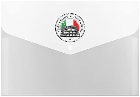 Рим Колосеум Датотека Папка Документ Торба Со Големина А4 Преносни Поднесување Организатор Торбичка