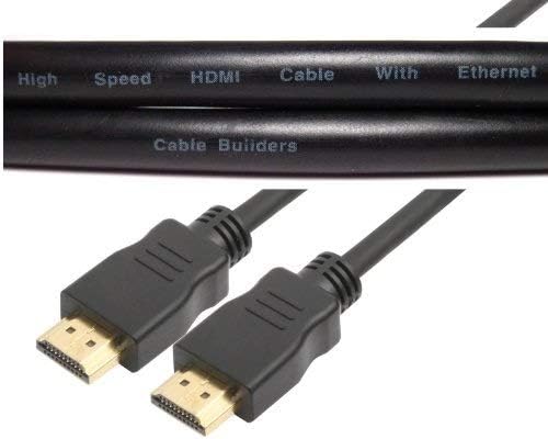 Кабел Градители Краток HDMI Кабел [2-Пакет], UHD Ултра Голема Брзина HDMI 2.0 Со Етернет, 4K@30/50/60Hz, 1080P/2160P, 18GBps, 3D, Аудио