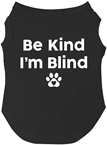 Биди kindубезен, јас сум слепи кучиња маички големини за кутриња, играчки и големи раси