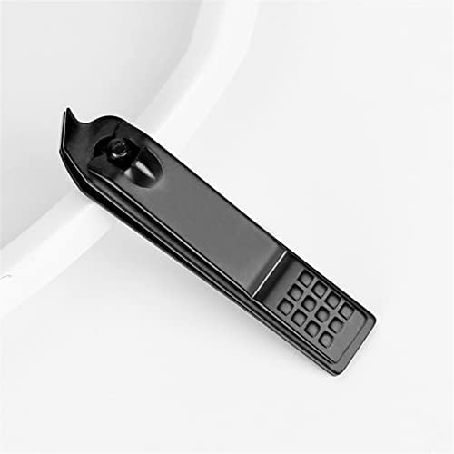 PSVOD Nail Clipper Set црн јаглероден челик нокти клиперс коси квадратен проверка на ноктите сечење единечен анти-splash нокти алатка за маникир