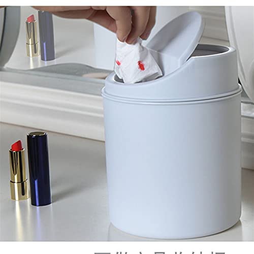 Zukeeljt Trash Can Mini Small Trash Can Can Desktop Trash Can Can Table Table Plastic Office Supplies Trash Can Man Man Man