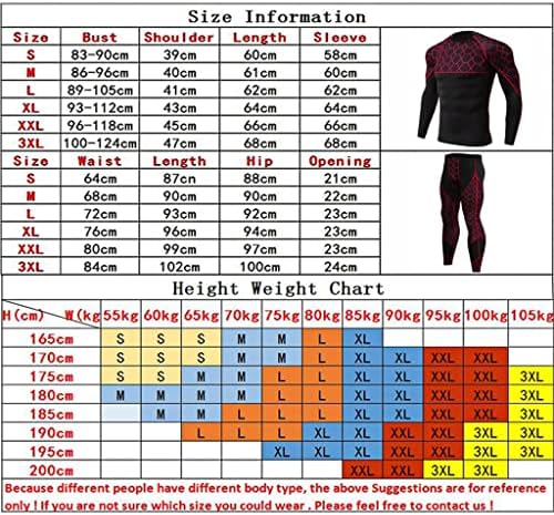 WPYYI машки костум Компресија Спортска облека за облека Брзо суво трчање со џогирање на спортски фитнес маица спортска облека