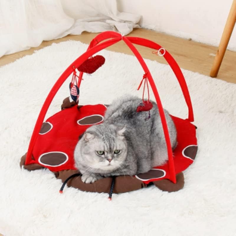 Играчки за шатори за мачки wxbdd, висечки играчки миленичиња играчки мачки играат душек куќа одвоени шатори за маче