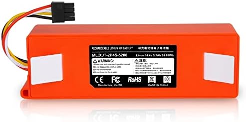 JHKGY 14.4V 5.2AH/6,5AH Li-Ion батерија, дополнителни додатоци за резервна копија на вакуум, 14.4V LI-ION батерија што може да се надополнува,