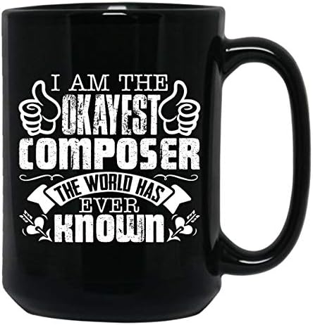 Јас сум криглата композитор за композитори, керамичка кригла, кафе чаша 15 мл