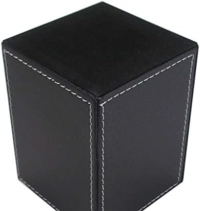 Zhuhw PU кожен квадрат Пенкало за пенкало за држач за десктоп за складирање на канцелариски материјал за складирање на кутии за складирање