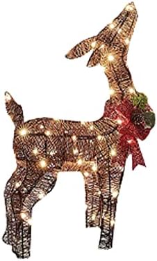 Божиќно светло светло елен на отворено Божиќни ирвари ги водеа Божиќните светло идните светло за декорација на отворено статуи и скулптури