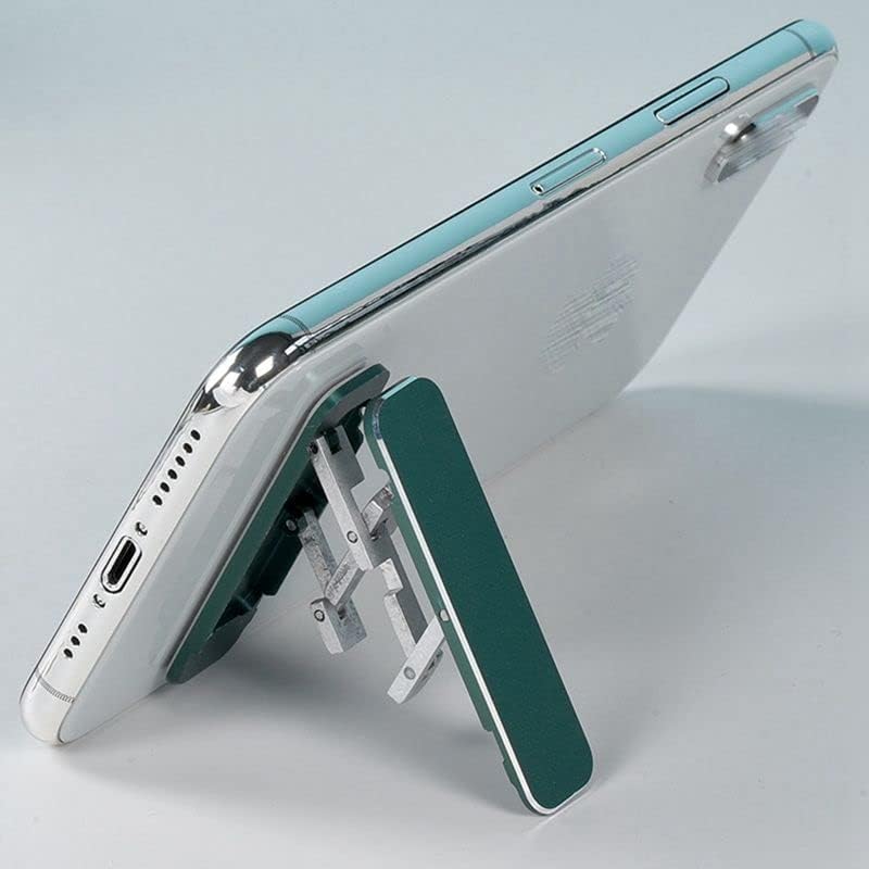 Поддршка за бирото Ladumu-Top W во форма на ултра-тенки алуминиумски легури мобилен телефон штанд мини форл за внатрешни подароци
