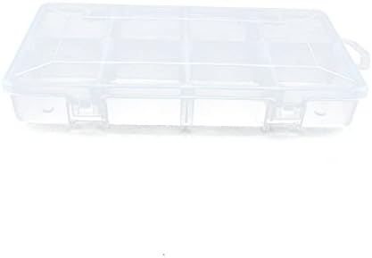 1 ЕЕЗ Јасни Монистра Справи Кутија Уметност Занаети Справи Складирање Пластични Кутии Организатори Контејнери Случај ХХ038