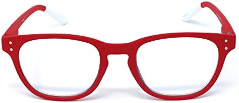 Визуелно плус сино светло блокирање на очила за читање за мажи и жени | Анти -очи, чаши за читање на компјутер, очила за игри, ТВ очила за
