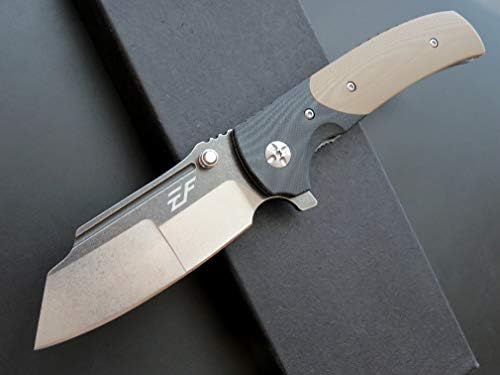 Eafengrow EF69 Pocket EDC нож со клип, нож за преклопување на флипер за опстанок на кампување и заклучување на лагер за активности на отворено.