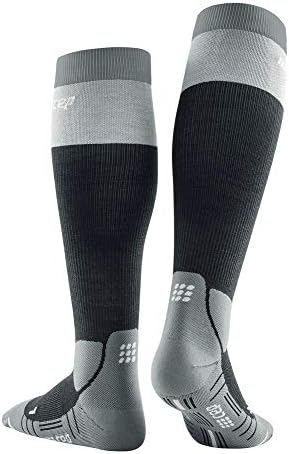ЦЕП за пешачење лесни мерино чорапи, Стоун Греј/Греј, мажи, В.