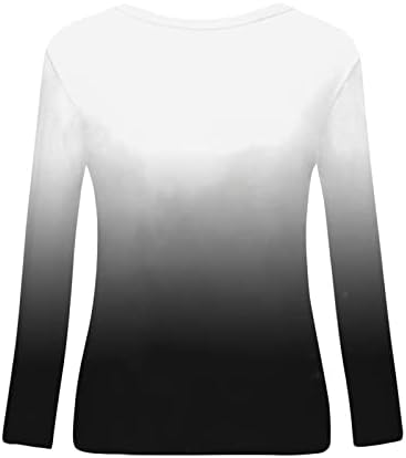 Зимски кошули на Енија за жени со џемпер со долги ракави ретро опуштени женски туники блузи за хеланки