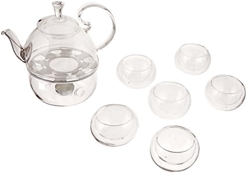 Teaogology Fiore Borosilicate Blouming чајник и стакло сет