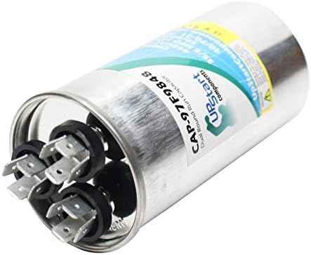 Замена на кондензатор со двојна тркалезна тркала со 3-пакет 35/5 MFD 440 волти за ICP 1086641-CAP-97F9848, бренд на компоненти на Upstart