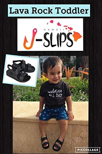 J-slips дете на Хавајски Исус Сандали со задната лента во тони кул бои!