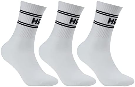 Чорапи на телевизиски телесни екипи на HBD Супер-меки удобни машки чорапи со средно теле 3 пакет 8-10