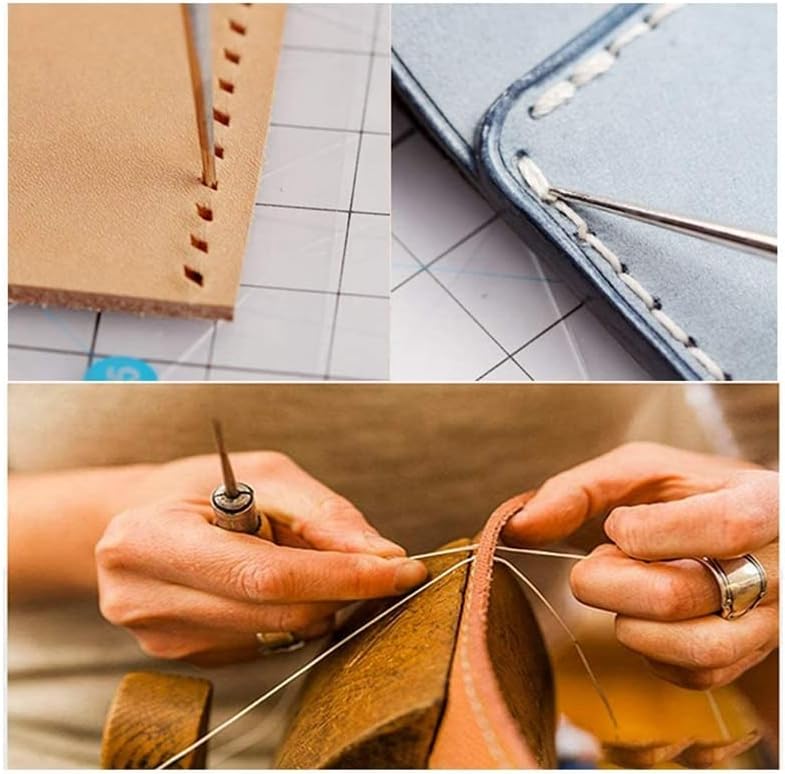 Кожни работни алатки и материјали со алатки совршени за зашивање на пробивање на сечење за занаетчиски занаетчиски занаети за шиење -