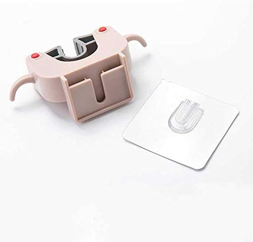 Lysldh wallидна кука лепила монтирана пластична силна држач за четка за четки за четка за кујна кујна додатоци за бања Организатор