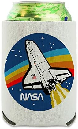 Логото НА НАСА Над Вселенскиот Шатл Со Виножито Може Ладилник - Пијте Ракав Гушкач Склопувачки Изолатор-Држач За Изолација На