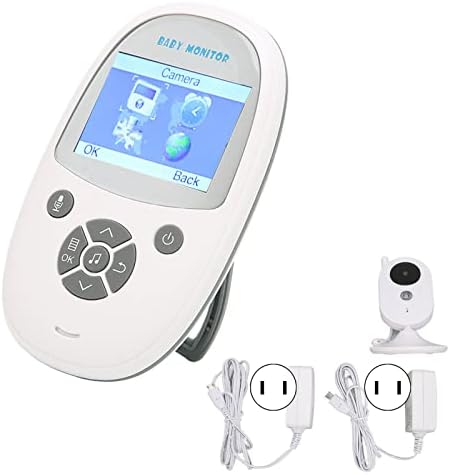 LBEC Видео монитор со камера, паметен бебиња монитор 100240V 2 начин безжичен разговор вграден приспивач со висока резолуција