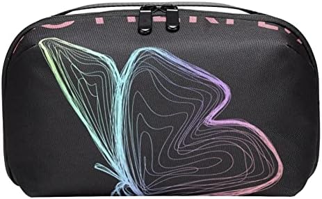 Женска И Женска Торба За Шминка Со Пеперутки Пространа Торбичка За Козметичка Торба Чанта Чанта Со Патент