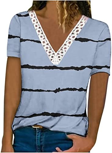 Teen Girls Graphic Outfit v вратот чипка спандекс облека за џемпери долги кратки ракави за бранч со лента за лента, YF