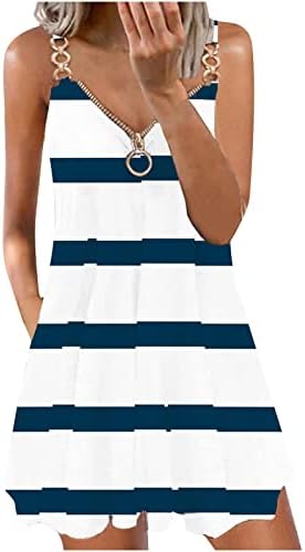 Oplxuo фустани за жени 2023 година летна лента за печатење на плажа Бохо Сандес Обичен поштенски патент против вратот скриен
