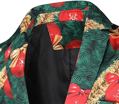 Акимпе мажи 2 парчиња облека за печатени костуми за Божиќ, врвови од јакна од 1 парчиња лапчиња + 1 парчиња долги панталони