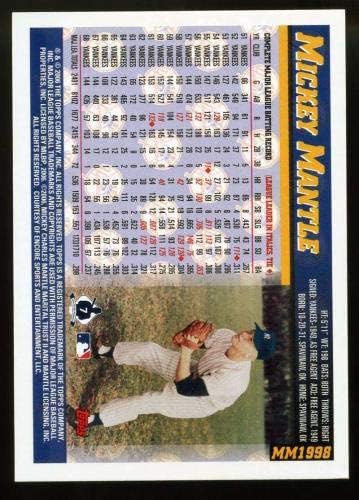Mickey Mantle 98 Card 2006 Collection Topps Mantle Collection 1998 - Плочани бејзбол картички