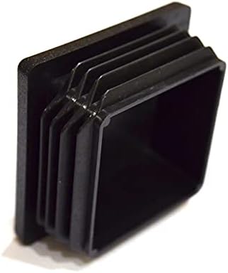 1 3/4 инчен квадратен црна пластична крајна капа, капакот за оградата, приклучокот за завршна обработка на мебел
