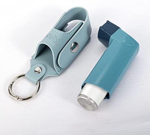 Држач за инхалатор за инхалатор на астма Koikyu, носач на држач за влечење на кожа, држач за инхалатор за инхалатор во форма на L, инхалатор