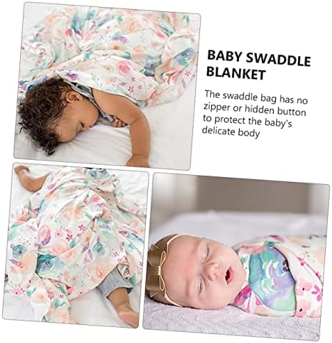 Toyandonona swaddle завиткан памук бебешки ќебиња за новороденчиња за девојче девојче, торба за спиење за новороденчиња, бебе новороденче, примање
